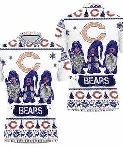 Chicago Bears Ugly Sweatshirt and 3D All Over Print Polo Shirt for a cozy winter night