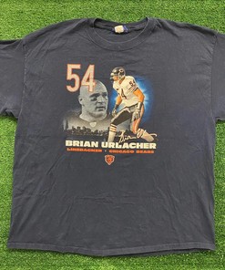 Chicago Bears Urlacher Vintage Style NFL Hoodie Sweatshirt Perfect Gift for Fans