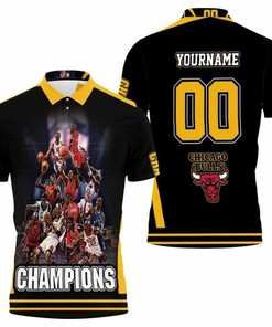 Chicago Bulls And La Lakers Legend Highlights 3d Printed 3D All Over Print Polo Shirt