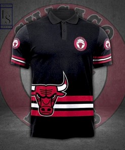 Chicago Bulls Fanatics Unite with NBA Chicago Bulls 3D All Over Print Polo Shirt
