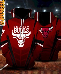 Chicago Bulls Premium All Over Print 3D Hoodie