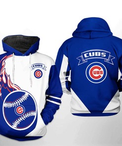 Chicago Cubs MLB Classic 3D Hoodie with Full Size Print