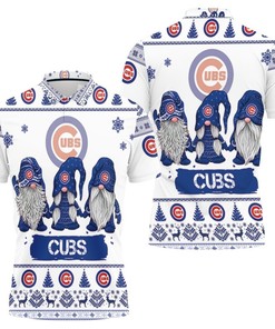 Chicago Cubs Ugly Sweatshirt and Personalized 3D Polo Shirt for a cozy winter night