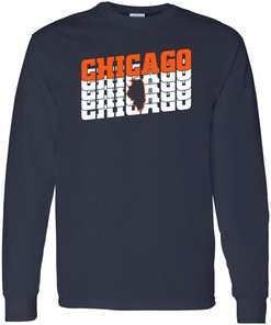 Chicago Retro Repeat Football Shirt Sweatshirt Hoodie, Fan Gifts