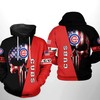 Chicago White Sox MLB 3D All-Over Print Skull Hoodie