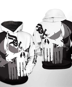 Chicago White Sox MLB 3D All-Over Print US Flag Skull Hoodie