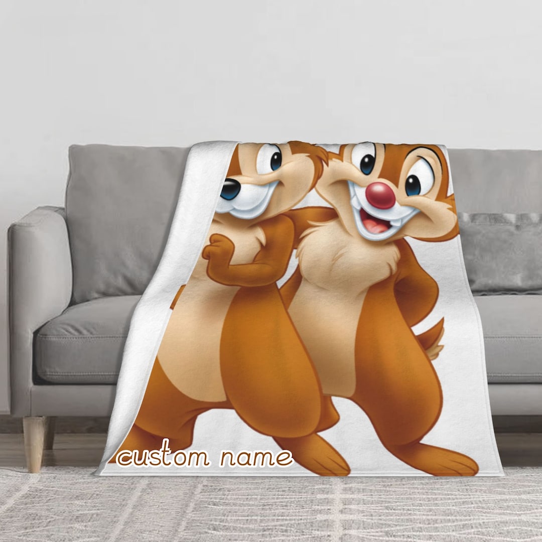 Chip and Dale Rescue Rangers Personalized Double Layer Blanket - Kids and Adult Christmas Bedroom Decor Gifts