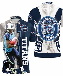 Chris Johnson #28 Tennessee Titans Afc South Division Champions Super Bowl 2021 Personalized Breathable 3D Polo Shirt