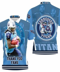 Chris Johnson #28 Tennessee Titans Super Bowl 2021 Afc South Division Champions Breathable 3D Polo Shirt
