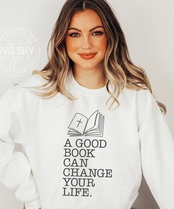 Christian Book Shirt with Spiritual Quote And Design