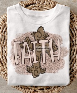 Christian Holiday Faith Tee - Jesus Christmas Sublimation Shirt