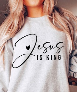 Christian Jesus Is King T-Shirt, Bible Verse Tee, Religious Shirt