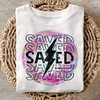 Christian Lightning Strike Tee - Jesus Salvation Shirt