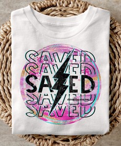 Christian Lightning Strike Tee - Jesus Salvation Shirt
