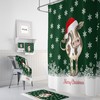 Christmas Cow Bathroom Set, Reindeer Shower Curtain, Bath Mat, Bath Towels, Hand Towels