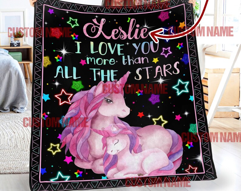 Christmas Gift for Kids - Personalized Blanket with My Heart Believes In Many Things Quote - Image 2
