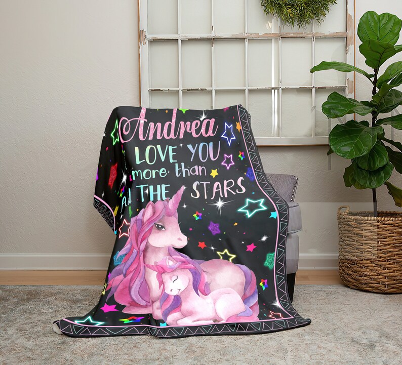 Christmas Gift for Kids - Personalized Blanket with My Heart Believes In Many Things Quote - Image 3