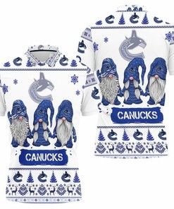 Christmas Gnomes Vancouver Canucks Ugly Sweatshirt and our 3D all-over print polo shirt