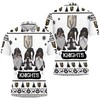 Christmas Gnomes Vegas Golden Knights Ugly Sweatshirt paired personalized 3D polo shirt featuring design