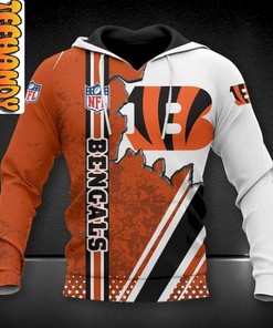Cincinnati Bengals Football NFL 3D Hoodie for Fans