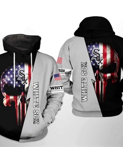 Cincinnati Reds MLB 3D All-Over Print Skull Hoodie