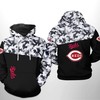 Cincinnati Reds MLB Camo Veteran 3D Hoodie with Unique Print