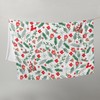 Cinderella's Castle Christmas Garden Fleece Throw Blanket - Ideal for Disney Holiday Decor