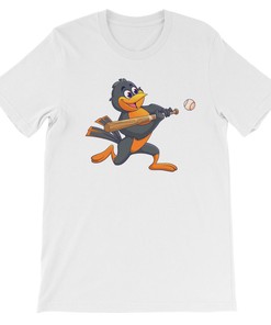 Classic Bird & Bat Design Kids T-Shirt For Baltimore Orioles Fans