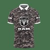 Classic Black 3D Printed Ram Trucks Nct-Ht Polo Shirt