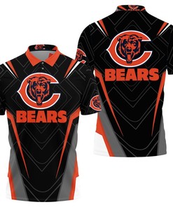 Classic Chicago Bears Logo Legging 3d Jersey Polo Shirt All Over Print Polo Shirt