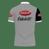 Classic Grey 3D Printed Peterbilt Ttt-Lt Polo Shirt with Breathable Fabric