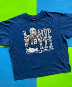 Classic Peyton Manning Mvp Colts Sweatshirt T-shirt Ideal Gift for NFL Fans