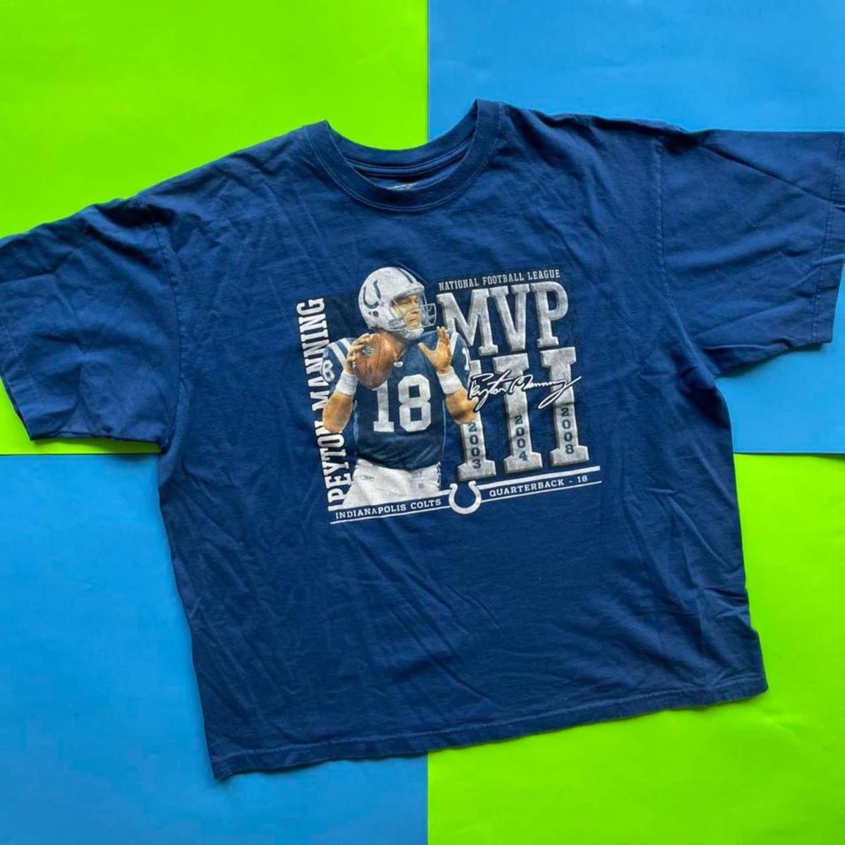 Classic Peyton Manning Mvp Colts Sweatshirt T-shirt Ideal Gift for NFL Fans