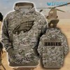 Classic Philadelphia Eagles Camouflage Logo Mens 3D Hoodie with Custom Design