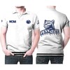 Classic White and Striking Mascot Logo on Penn State Nittany Lions 3D Printed Polo Shirt