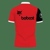 Classic in Red: 3D Printed Bobcat Nct-Lt Polo Shirt Ver 2 with Breathable Fabric Design
