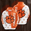 Clemson Tigers All Over Print 3D Hoodie