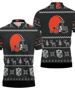 Cleveland Browns NFL Ugly Sweatshirt Christmas 3D polo shirt and all-over print design