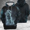 Cocker Spaniel Galaxy All Over Print 3D Hoodie