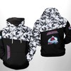 Colorado Avalanche NHL Camo Veteran 3D Hoodie All Over Print with Custom Design