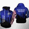 Colorado Rockies MLB Team All Over Print 3D Hoodie Zipper Hoodie