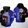 Colorado Rockies MLB US Flag Skull All Over Print Hoodie
