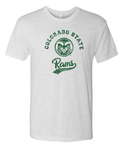 Colorado State Rams Retro Script Triblend Shirt Sweatshirt Pullover Hoodie For Fans