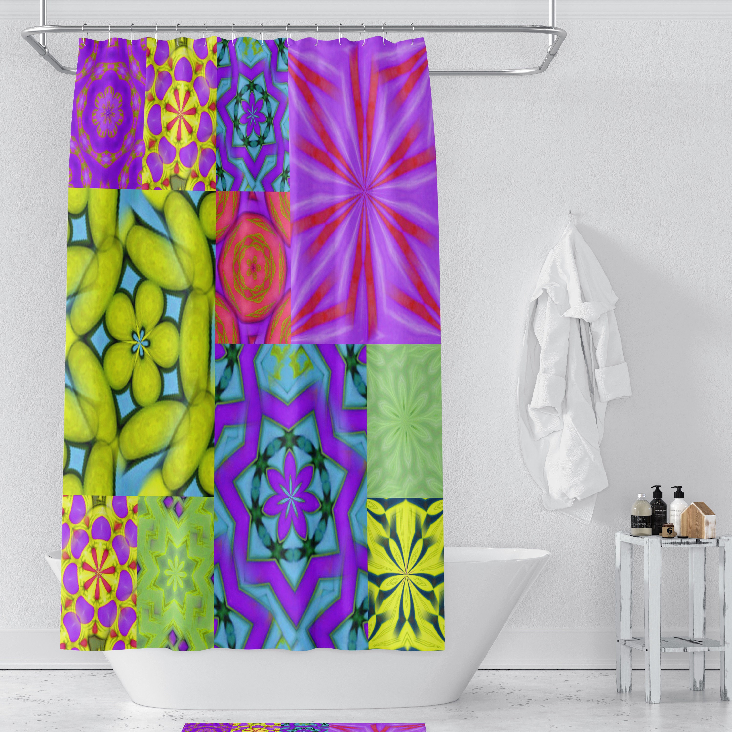 Colorful Boho Shower Curtains for Vibrant and Chic Bathroom Decor - Image 2