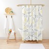 Colorful Floral Shower Curtain, Boho Bathroom Decor, Eco-Friendly Material, Nature Inspired Bath Art