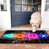 Colorful Game Controller Video Player Throw Rug to Add Fun and Style to Boys' Game Room and Bedroom Décor