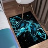 Colorful Gaming Area Rugs for Teen Boys' Leisure and Bedroom Home Decor with Game Room Rug Ideas
