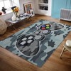 Colorful Gaming Floor Mats Area Rug - Perfect for Living Room Gaming Chair