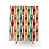 Colorful Kayaks Shower Curtain | Durable Polyester | Brighten up your Bathroom Great Gift Idea