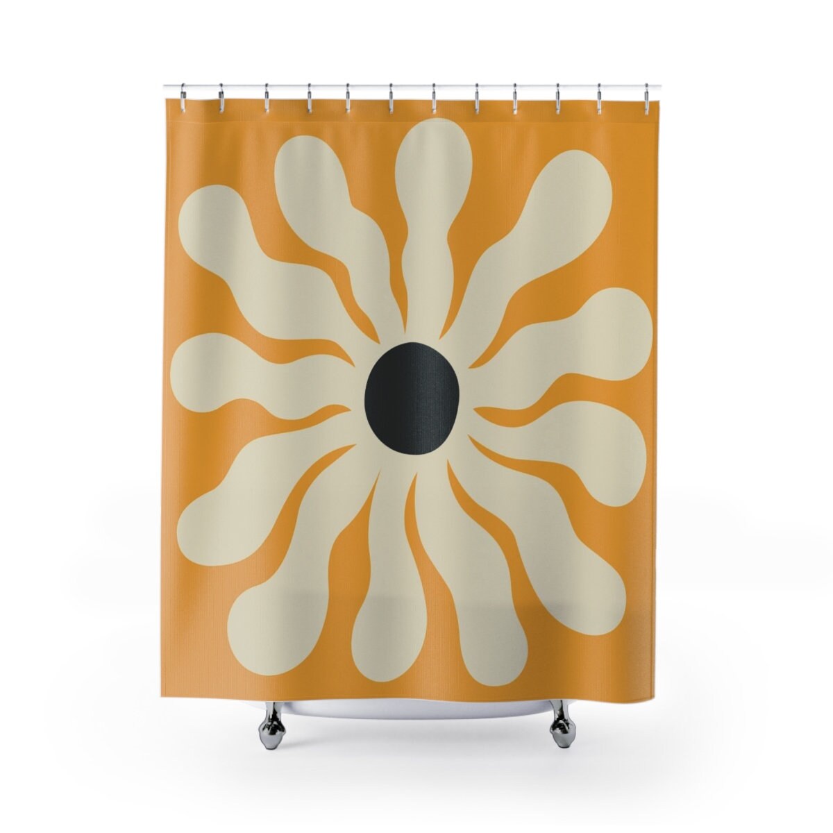 Colorful Luxury Shower Curtain for a Unique Bathroom Design
